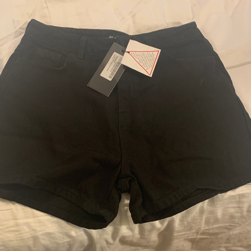 High Waist Black Women's Shorts